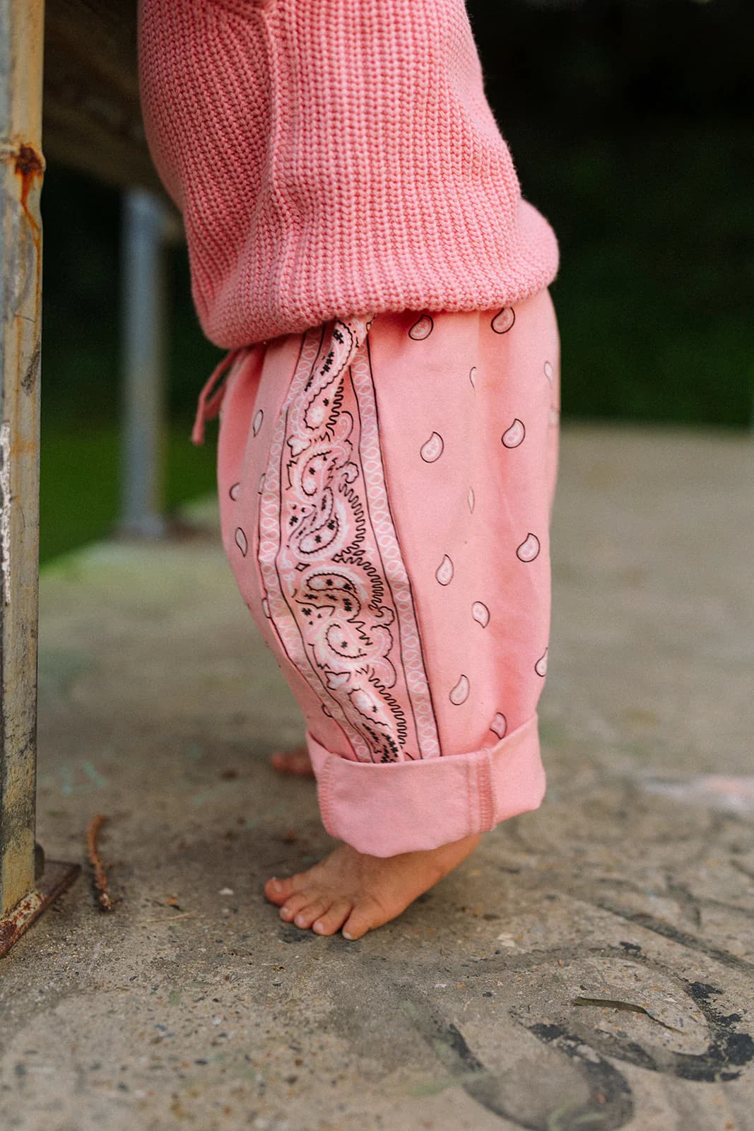 Bandana pant pink