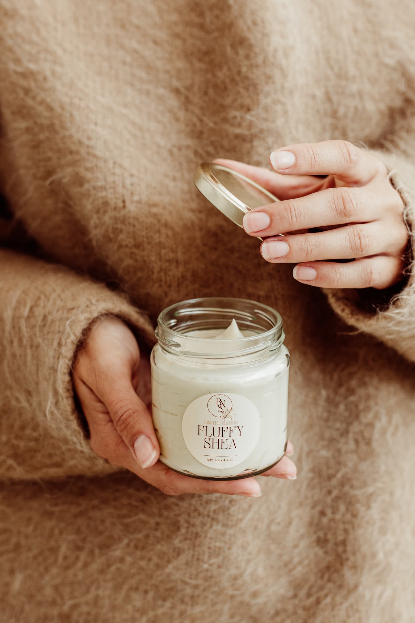 Fluffy shea butter