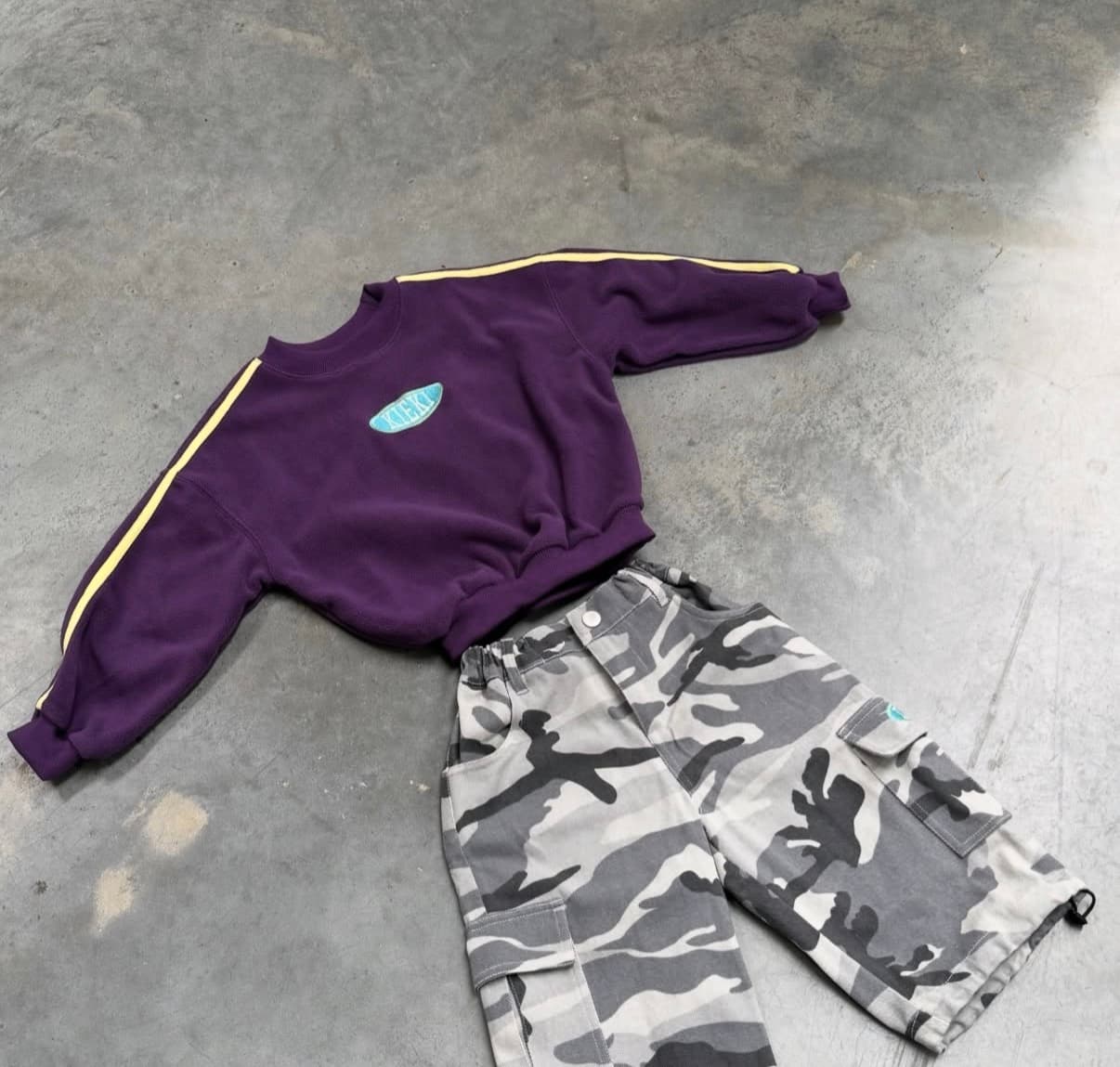 Camo Pants - Grey