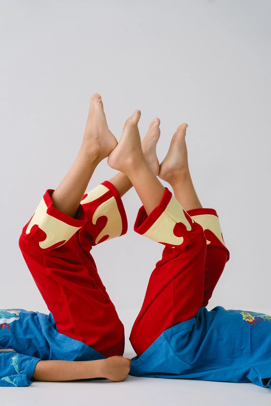 Wave pants red/yellow