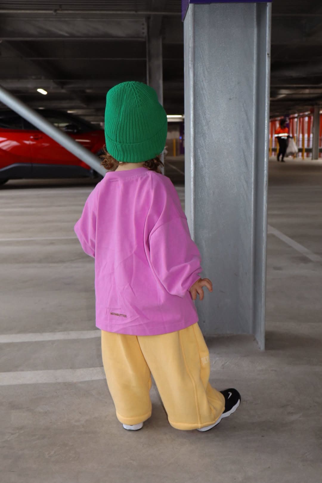 The barrel leg tracksuit pants - yellow